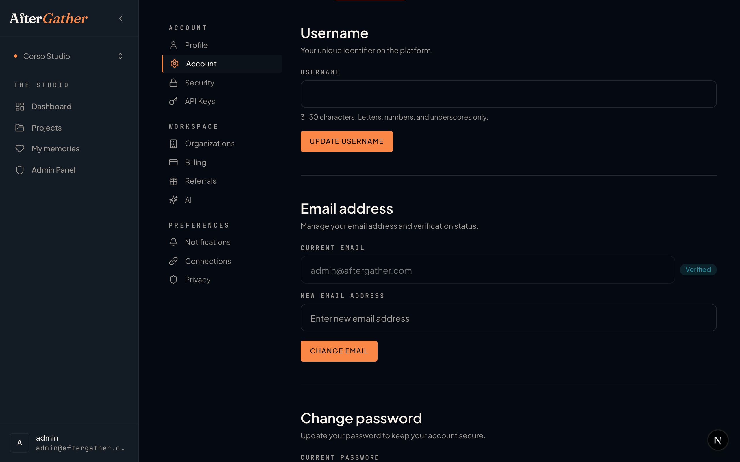 AfterGather screenshot 3